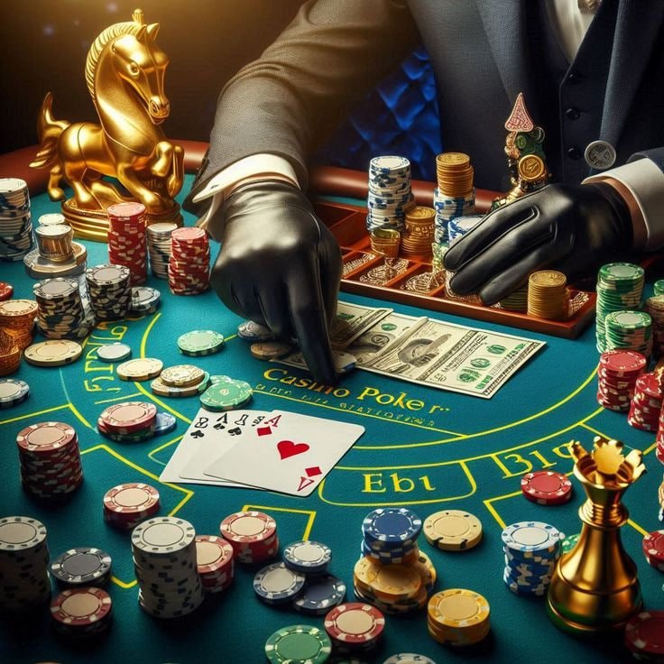 Ilustrasi pengguna memasang taruhan online di bbwin777